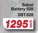 Sabat Battery 628 SBT.628-Each