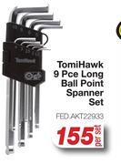 Tomi Hawk 9 Pce Long Ball Point Spanner Set FED.AKT22933-Per Set