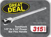 Tomi Hawk 1/2" Dr X 15" Power Bar Flex Handle FED.AKT20714