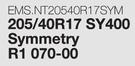 Symmetry 205/40R17 SY400 EMS.NT20540R17SYM