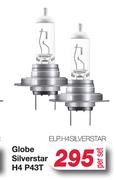 Globe Silverstar H4 P43T ELP.H4SILVERSTAR-Per Set