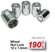 Wheel Nut Lock 12 x 1.5mm FED.WN116-Per Set