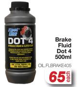 Brake Fluid Dot 4 OIL.FLBRAKE405-500ml Each