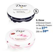 Dove Intensive Cream Or Beauty Cream-75ml
