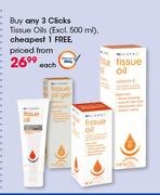 Clicks Tissue Oils (Excl 500 ml)-Each