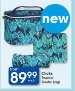 Clicks Tropical Toiletry Bags-Each