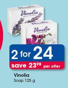 Vinolia Soap-2x125g Per Offer