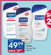 Sanex Shower Gel-500ml Each