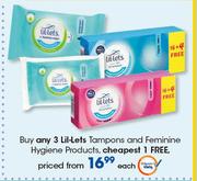 Lil-Lets Tampons And Feminine Hygiene Products-Each