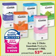 Clicks Essentials Products-Per Pack
