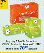 ReVite SuperB Or Vit-T-Go Products-Per Pack
