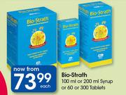 Bio-Strath 100ml Or 200ml Syrup Or 60 Or 300 Tablets-Each