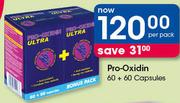 Pro-Oxidin-60+60 Capsules Per Pack