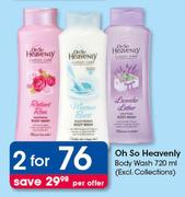 Oh So Heavenly Body Wash (Excl. Collections)-2x720ml Per Offer 