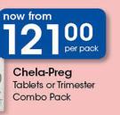 Chela-Preg Tablets Or Trimester Combo Pack-Per Pack