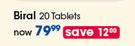 Biral-20 Tablets Per Pack