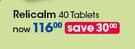 Relicalm-40 Tablets Per Pack
