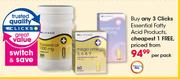 Clicks Essential Fatty Acid Products-Per Pack