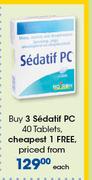 Sedatif PC-40 Tablets Each