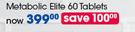 GNC Total Lean Metabolic Elite-60 Tablets Per Pack