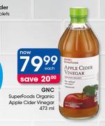 GNC SuperFoods Organic Apple Cider Vinegar-473ml Each