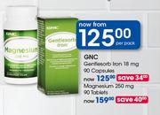 GNC Magnesium 250mg-90 Tablets Per Pack