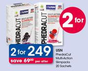 USN PhedraCut Multi-Action Slimpacks-2x20 Sachets Per Offer