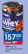 USN Blue Lab Whey Premium Protein-454g Each