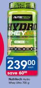Nutritech Hydro Whey Ultra-700g Each