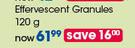 AlkaFizz Effervescent Granules-120g Each