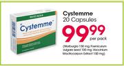Cystemme-20 Capsules Per Pack
