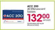 ACC 200-40 Effervescent Tablets Per Pack