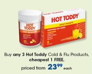 Hot Toddy Cold And Flu Products-Each