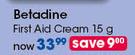Betadine First Aid Cream-15g