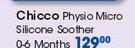 Chicco Physio Micro Silicone Soother 0-6 Months-Each