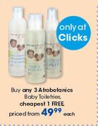 Afrobatanics Baby Toiletries-Each