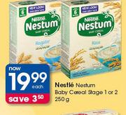 Nestle Nestum Baby Cereal Stage 1 Or 2-250g Each