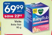 Vicks Baby Rub-90g Each