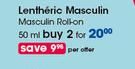 Lentheric Masculin Masculin Roll On-2 x 50ml