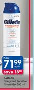 Gillette Skinguard Sensitive Shave Gel-200ml Each