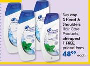Head & Shoulders Hair Care Products-Each