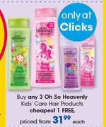 Oh So Heavenly Kids Hair Care Products-Each