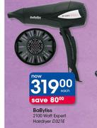 Babyliss 2100 Watt Expert Hairdryer D321E-Each