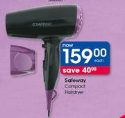 Safeway Compact Hairdryer-Each