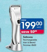 Safeway Rechargeable Hair & Beard Trimmer-Each
