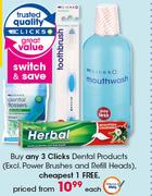 Clicks Dental Products(Excl.Power Brushes & Refill Heads)-Each