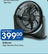 Safeway High Velocity Floor Fans-Each