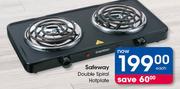 Safeway Double Spiral Hotplate-Each