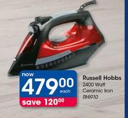 Russell Hobbs 2400 Watt Ceramic Iron RH910-Each