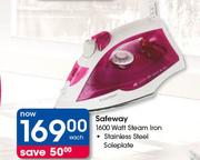 Safeway 1600 Watt Steam Iron-Each
